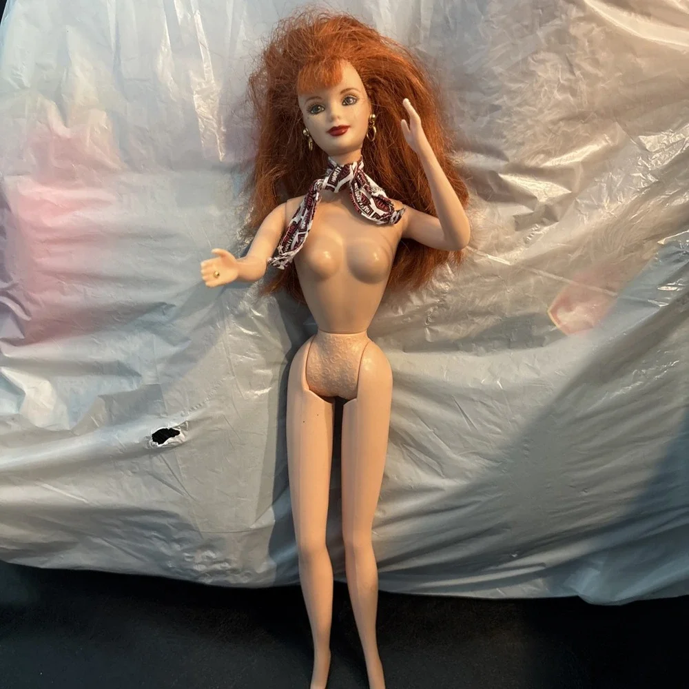 Harley Davidson Barbie Midge Fever Red Hair Nude Doll Ooak Mackie Loose C428G